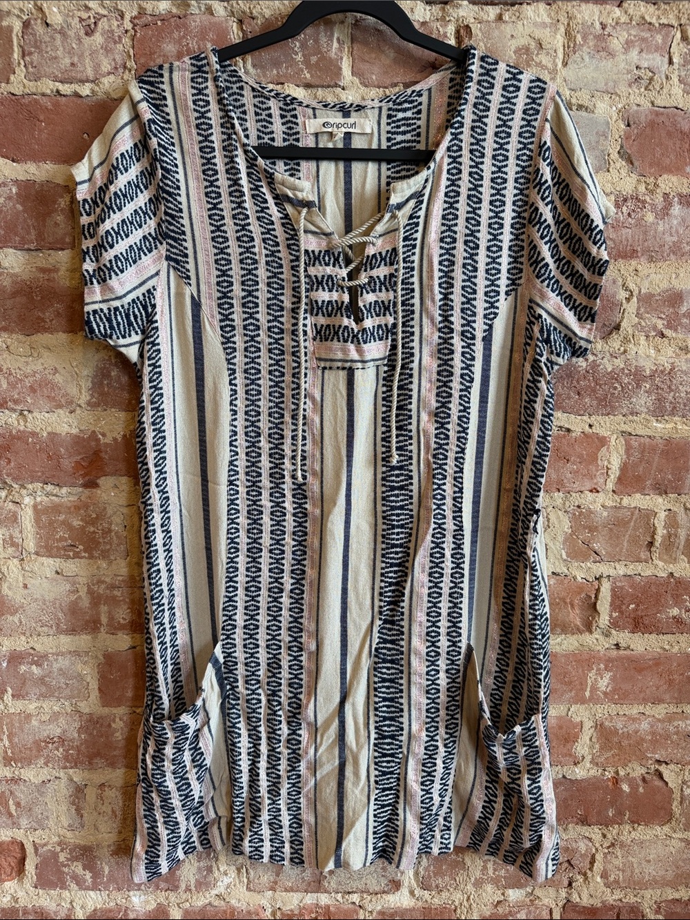 Rip Curl Striped Tunic Dress or coverup